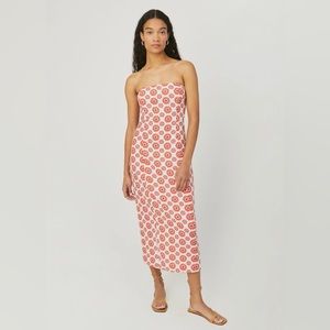 Rhode Linen Lisa Dress in Retro Fleur